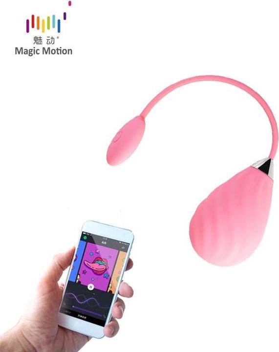 Actual product image Magic Motion Magic Sundae App Controlled Love Egg Pink