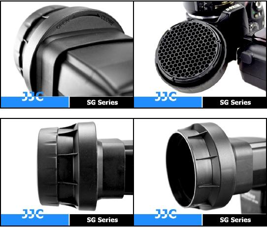 Actual product image JJC 3 in 1 Honeycomb Grid for Nikon SB 900/SB 910 (Flash unit spare parts)