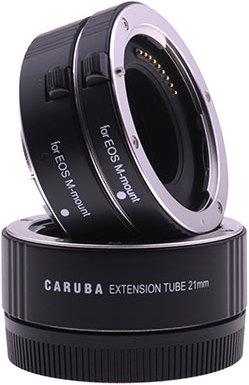 Caruba Extension Tube Set Canon M Series Aluminium (Macro bague intermédiaire, Canon EF-M)