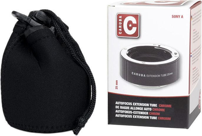 Actual product image Caruba Extension Tube 25mm Sony Chrome (Macro intermediate ring, Sony A)