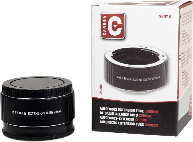 Actual product image Caruba Extension Tube 25mm Sony Chrome (Macro intermediate ring, Sony A)