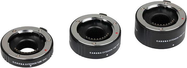 Produktbild Caruba Extension Tube Set Pentax Q Chrom (Makro-Zwischenring, Pentax Q)