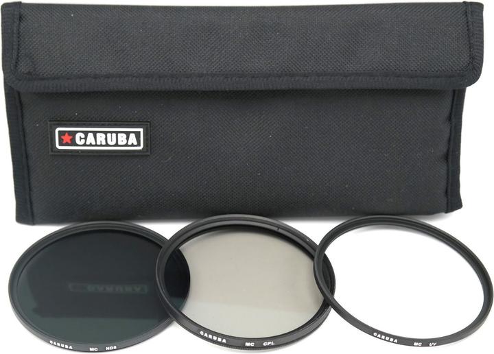 Caruba UV + CPL + ND8 Filter Set 52mm (52 mm, UV-Filter)