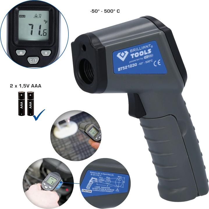Immagine prodotto Brilliant Tools Termometro a infrarossi