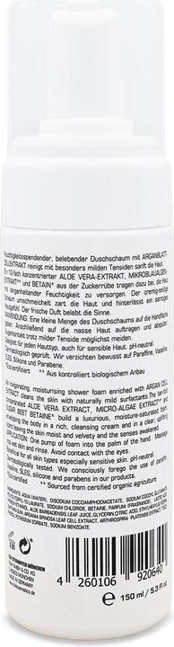 Valeurs nutritives et ingrédients A4 Health and Beauty Body Delight Mousse de douche (150 ml)