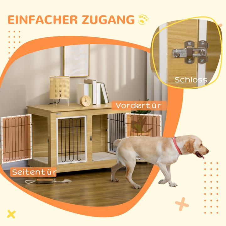 Actual product image PawHut Dog cage with lockable doors (Dog kennel)