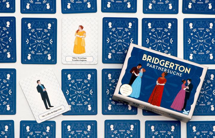 Actual product image Bridgerton dating (German)