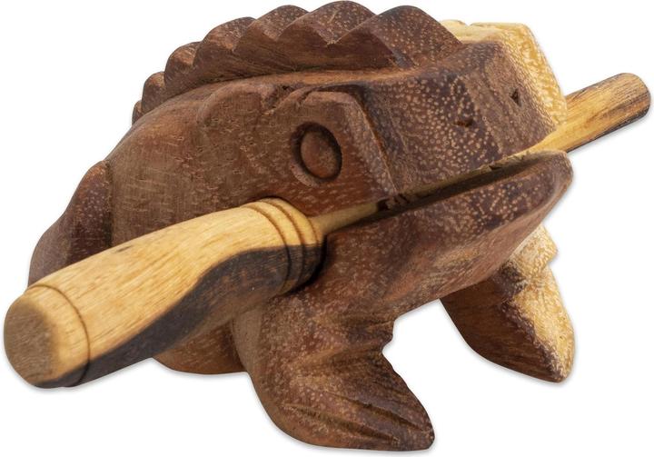 Image du produit Betzold Musik Guiro de grenouille avec maillet