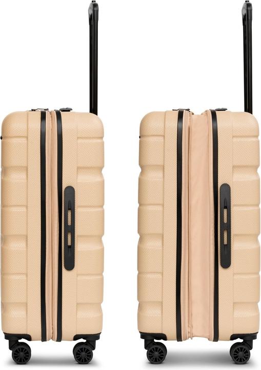 Actual product image Franky Munich 4.0 4-wheel trolley M 66 cm with expansion pleat (74 l, M (50 - 90l))