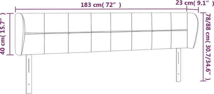 Produktbild VidaXL Sherwynd (183 x 23 x 88 cm)