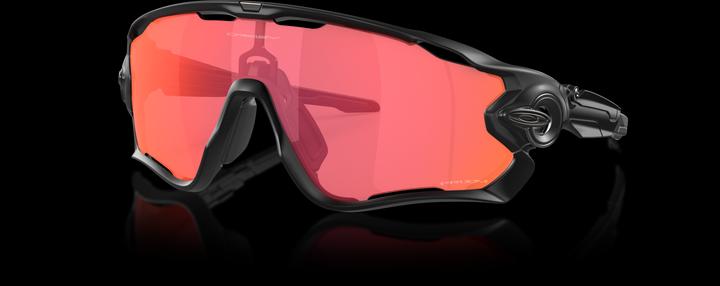 Actual product image Oakley Jawbreaker Prizm Sports Glasses (Mat Black, Prizm trail torch)
