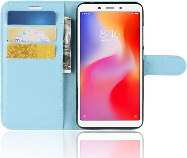 Image du produit MU Classic Série de couvertures de livres en cuir litchi (Xiaomi Redmi 6A)