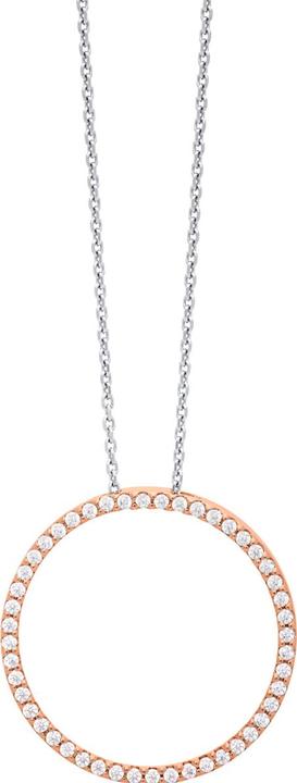 Julie Julsen Geometrics Kreis Halskette (Silber 925, 46 cm)