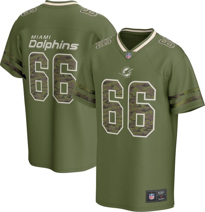 Produktbild Fanatics Miami Dolphins NFL Supporters Jersey oliv camo - S (S)