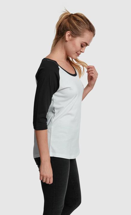 Actual product image Merchcode Ladies Brandalised - Banksy's Graffiti Balloons Raglan Tee (XS)