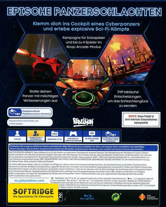 Actual product image Sony Battlezone VR (PS4, Multilingual)