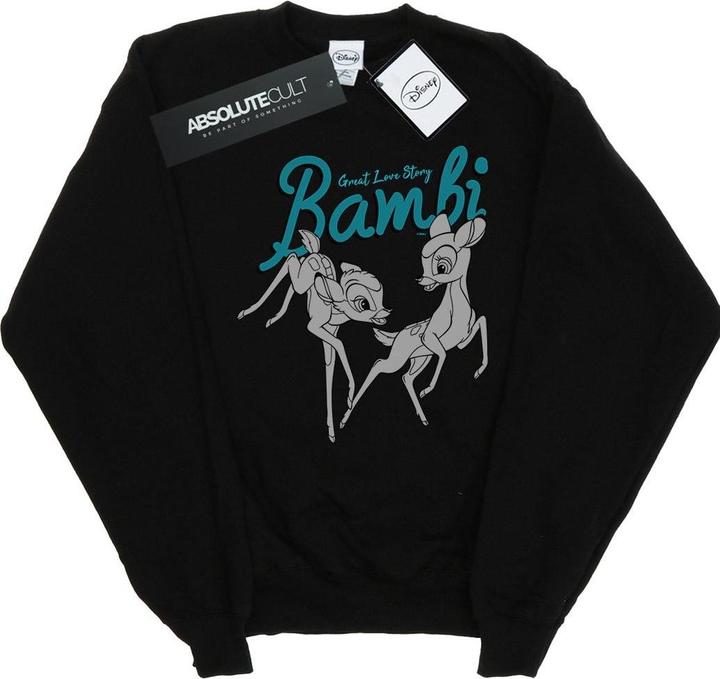 Actual product image Disney Womens/Ladies Bambi Great Love Story Sweatshirt (S)