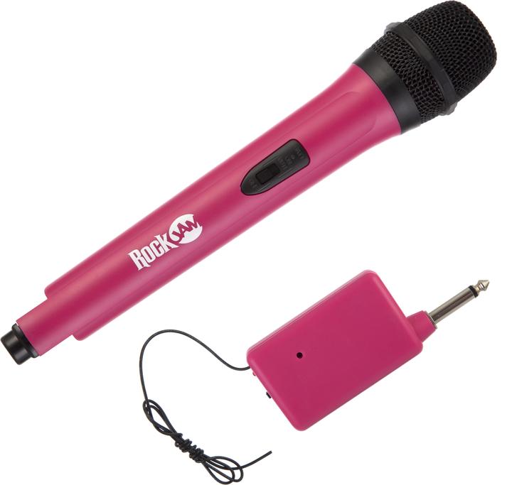 PDT RockJam Wireless Microphone Pink