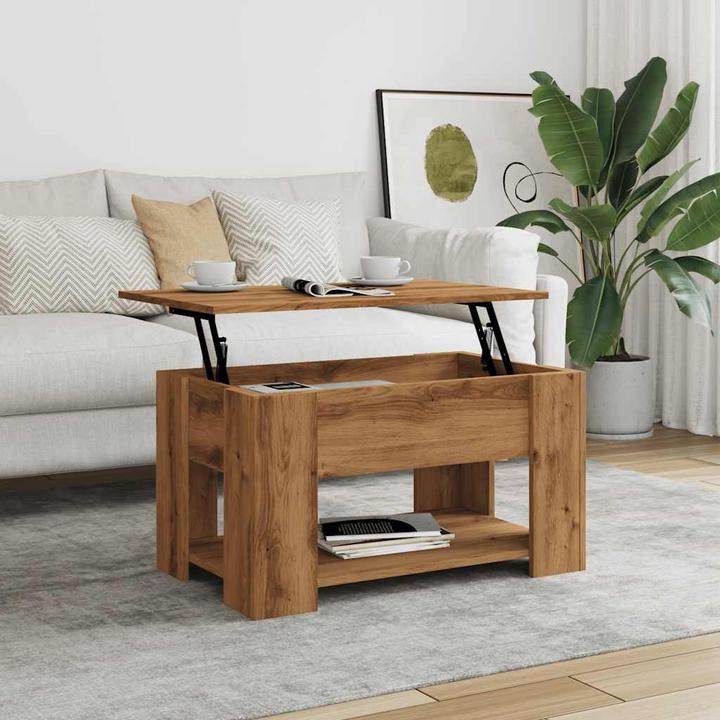 Image du produit VidaXL Couchtisch Artisan-Eiche 79x49x41 cm Holzwerkstoff