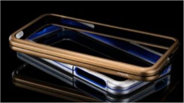 Image du produit more. Armor Metal Bumper pour iPhone 5/5S/SE Aluminium/Bleu (Apple iPhone 5, Apple iPhone 5s)