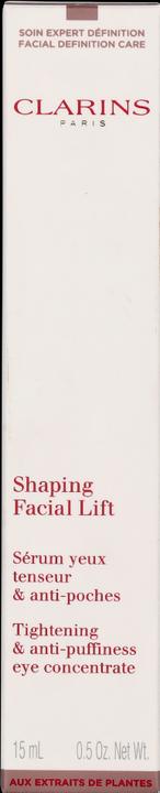 Produktbild Clarins V Shaping Facial Lift Tightening & anti-puffiness eye concentrate (Serum, 15 ml, Tag)