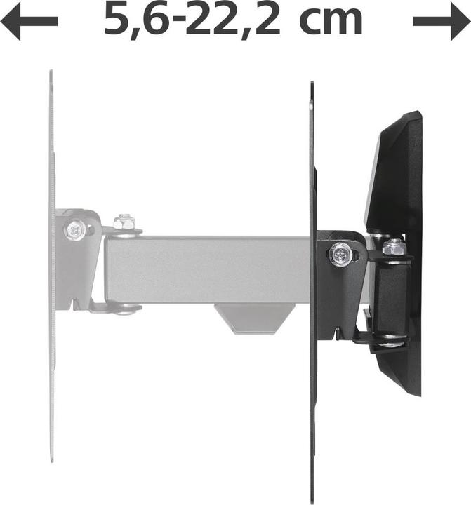 Actual product image Hama TV wall bracket, swivel, tilt, 122 cm (48") up to 20 kg (Wall, 48", 20 kg)