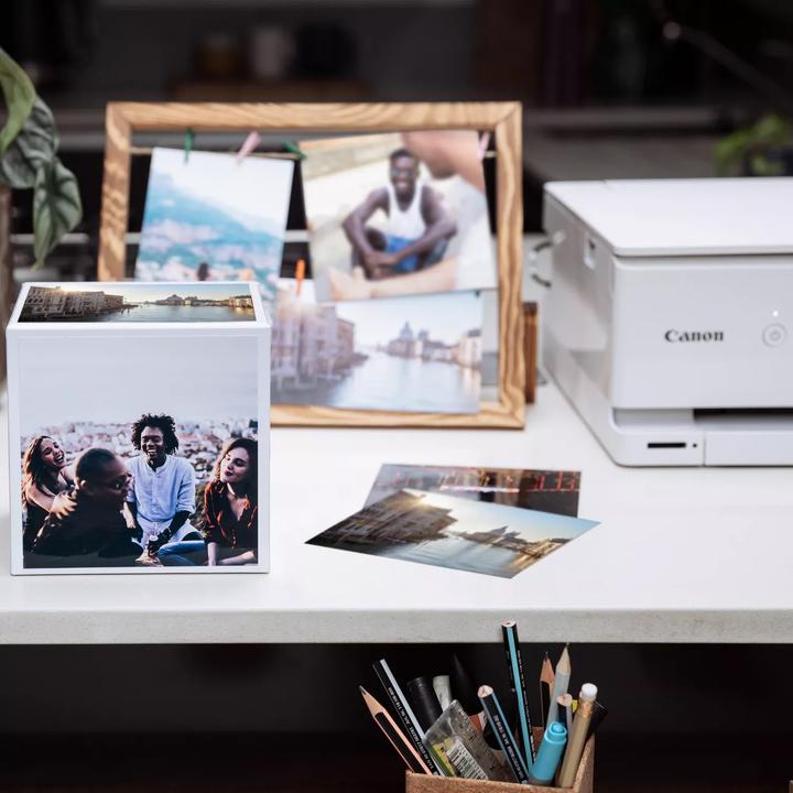 Image du produit Canon Photo Cube Creative Paper 5x5 blue (13 x 13 cm, 40 x)