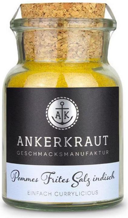 Ankerkraut Gewürze Gewürz Pommes Frites Salz Indisch 125 g (125 g)