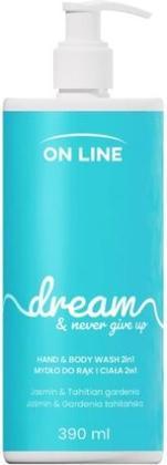 Romantic Professional ON LINE 390ml Emotions Flüssigseife für Hände/Körper Dreams 090 (Flüssigseife, 390 ml)