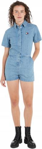 Actual product image Tommy Hilfiger Tjw Badge denim playsuit for women (XS)