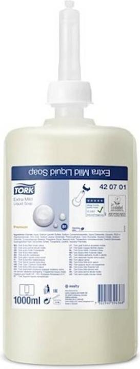 Produktbild Tork Flüssigseife unparfümiert extra mild (Flüssigseife, 1000 ml)