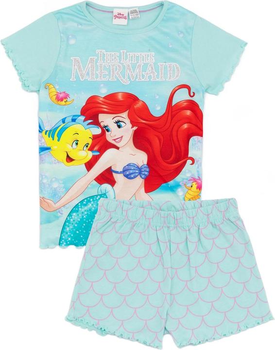 The Little Mermaid Schlafanzug mit Shorts Mädchen