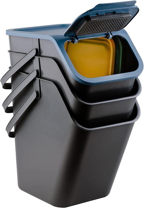 Actual product image Go Practic Waste bin stacking box, 3x25 l + 1x4.5 l (79.50 l)