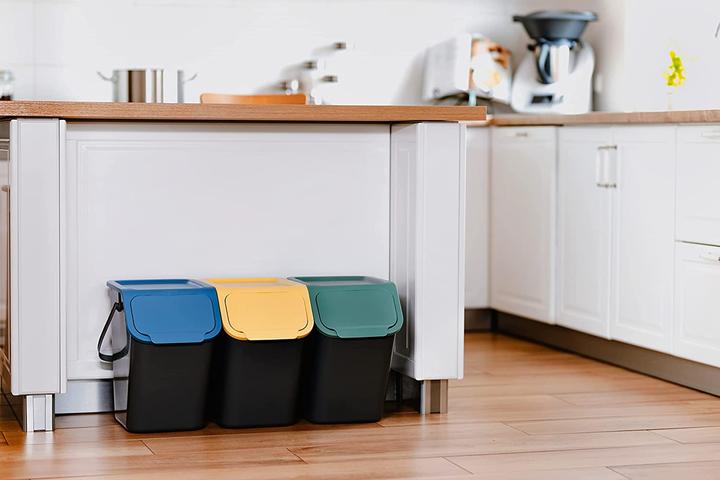 Actual product image Go Practic Waste bin stacking box, 3x25 l + 1x4.5 l (79.50 l)