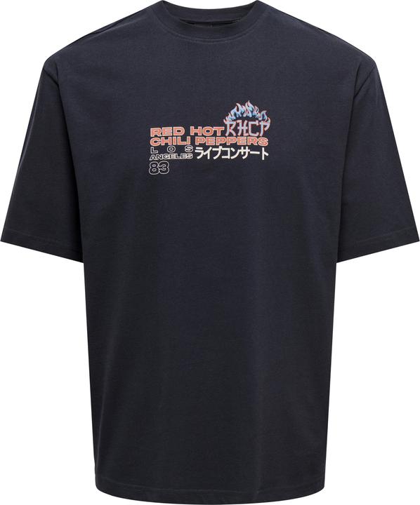 Only & Sons Locker geschnitten Rundhals T-Shirt T-shirt (L)