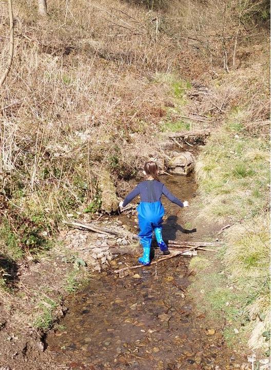 Image du produit Dönges Waders pour enfants, EN 343, bleu, taille 28/29 (W28/L29)