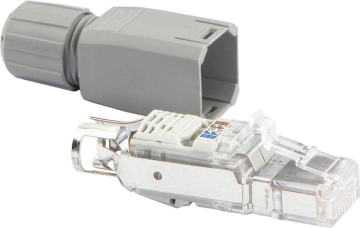 Immagine prodotto Dätwyler Spina RJ45, IP20 Cat.5/5e Montaggio in campo (Connettore del cavo di rete)