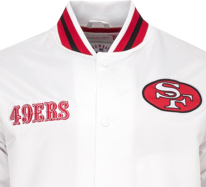 Actual product image Mitchell & Ness City Lightweight Satin Jacket San Francisco 49ers - M (M)