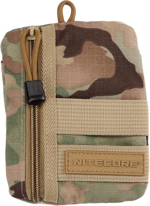 Actual product image Nitecore NPP10 Everyday Carry Pocket Pouch Camo