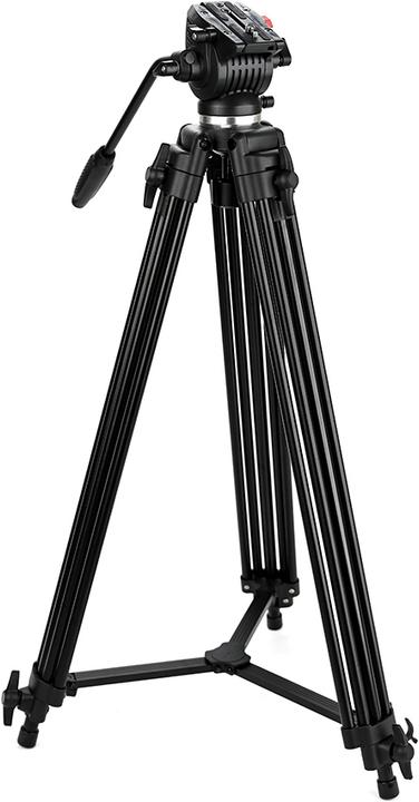 Productafbeelding Caruba Videostar 177 Pro Videostatief + vloeistof gedempte kop