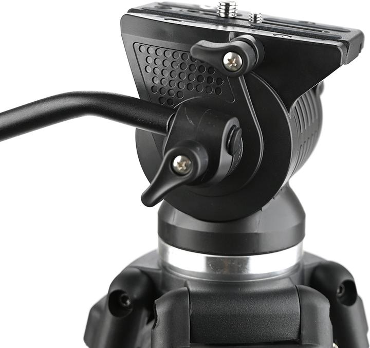 Productafbeelding Caruba Videostar 177 Pro Videostatief + vloeistof gedempte kop