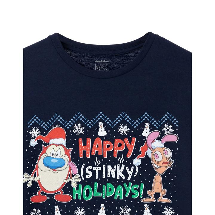 Produktbild Ren & Stimpy Happy Stinky Holidays TShirt (S)