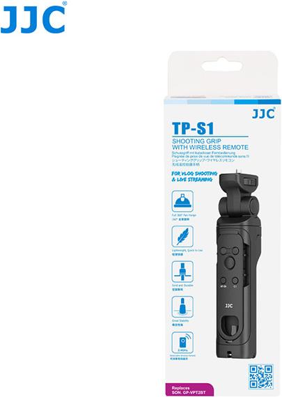 Image du produit JJC TP S1 Shooting Grip avec télécommande sans fil (remplace la poignée de tir Sony GP VPT2BT)