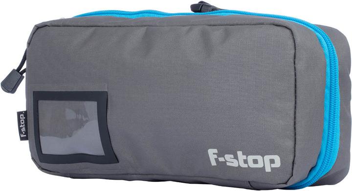 F-Stop Accessory Pouch Medium Gargoyle (Grey) / Blue Zipper