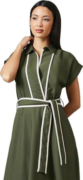 Actual product image Principles Womens/Ladies Contrast Detail Collared Midi Dress (42 D)