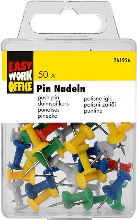 Actual product image Easy Work Pin needles coloured 50 pieces (12 Piece, 95 mm)