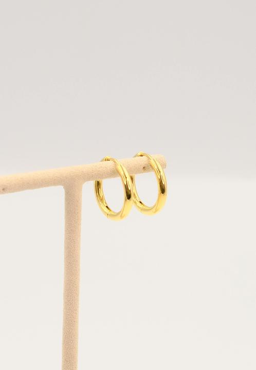 Produktbild Muau Creolen (750/18K Gelbgold)