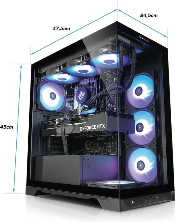 Actual product image Kiebel Invader 14 (i9-14900KF, 64 GB, 4000 GB, GeForce RTX 4090)