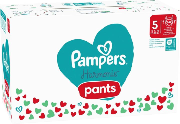 Immagine prodotto Pampers Harmonie Pants (Dimensione 5, Pacco mensile, 144 Pezzo/i)