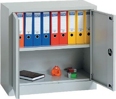 Produktbild Realspace Aufbewahrungsschrank Hellgrau 920 mm x 700 mm (92 x 42 x 70 cm)